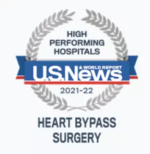 Heart Bypass Surgery 2021 Award logo